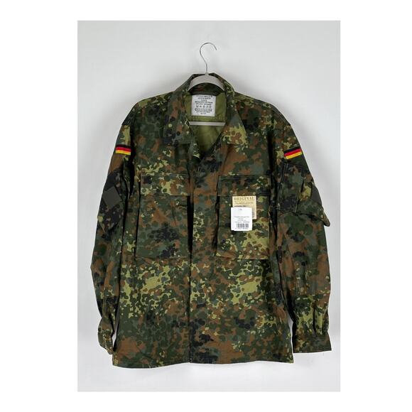 Leo Kohler Mens KSK Combat German Army Field Jacket Button Camo Size XL NWT - Picture 1 of 8